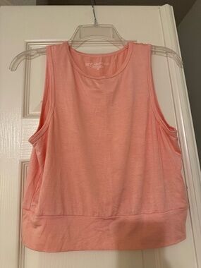 Beyond Yoga Peach-Pink Sleeveless Tank Top